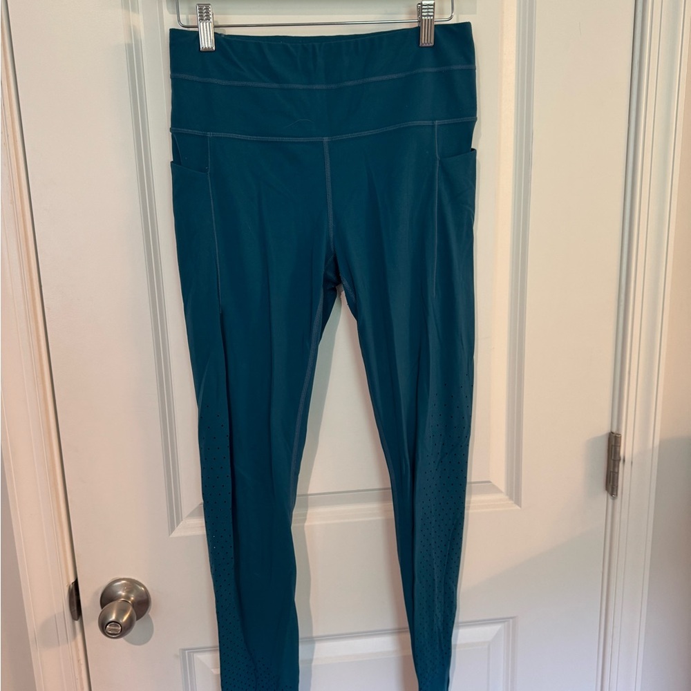 Athleta Teal Performance Leggings